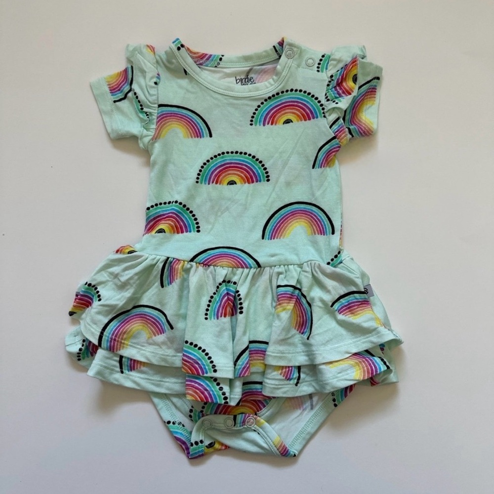 NWOT Birdie Bean Mila Ruffle twirl 6-12 Months